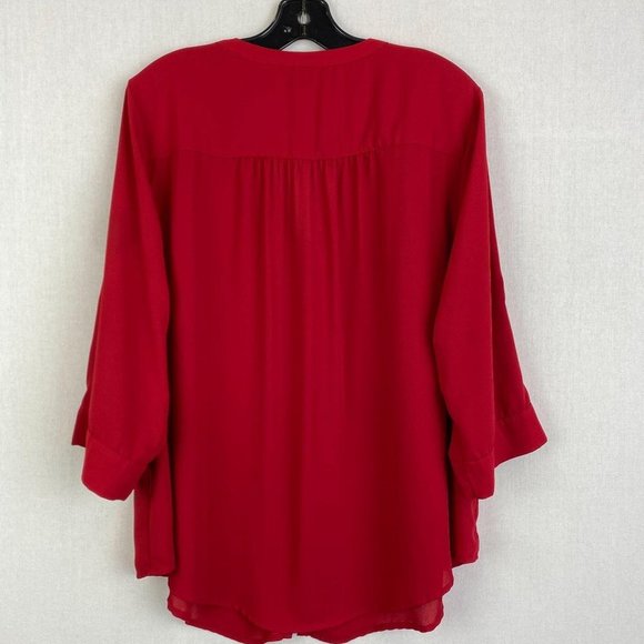 TORRID Button Up Sheer Top - Picture 7 of 7